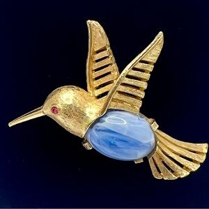 Napier Hummingbird Brooch-Vintage
